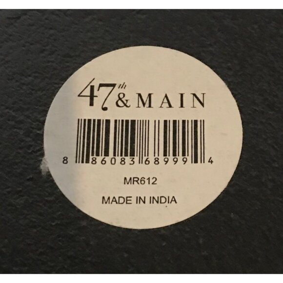 Black Cast Iron Square Bowl 6" x 6" 47 & Main - Picture 5 of 7